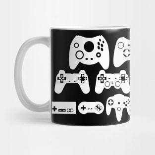 Gamepad Evolution (White) Mug
